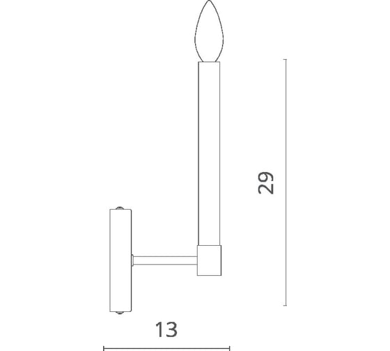 Бра Divinare LOKKI 2543/04 AP-1