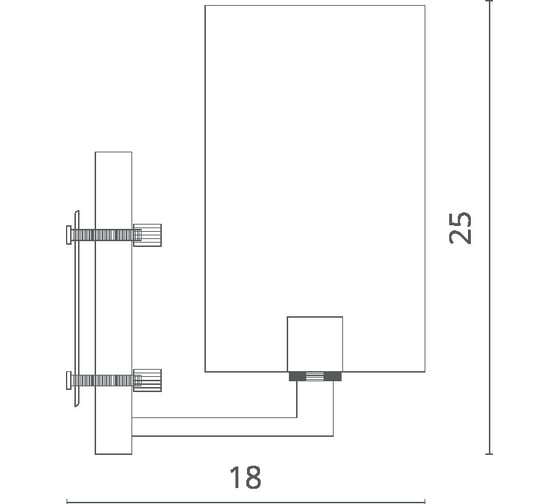 Бра Divinare PORTA 5933/01 AP-1