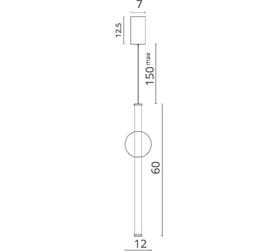 Подвесной светильник Divinare CLIFF 1125/01 SP-16