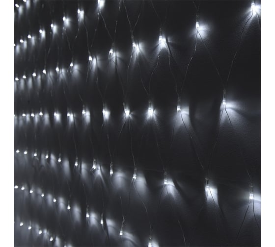 Светодиодная гирлянда-сетка FunRay ML-320W, 3х2м, 320 LED, холодный/белый, IP20, шнур 1.5м, 2608