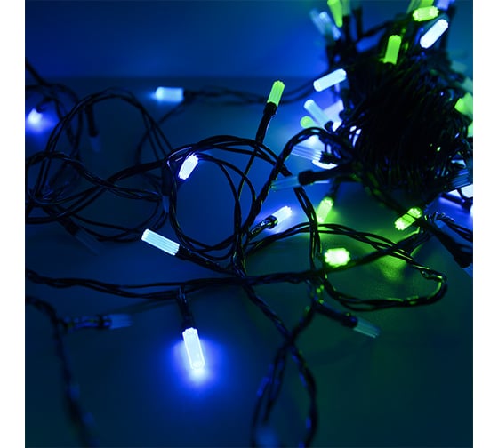 Светодиодная гирлянда FunRay Лучики SE-BEAM-110M, 10 м, 100LED, 4 цвета, шнур 0.7м, 2588