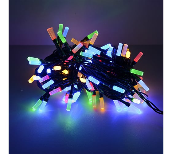 Светодиодная гирлянда FunRay Лучики SE-BEAM-110M, 10 м, 100LED, 4 цвета, шнур 0.7м, 2588