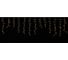 Светодиодная гирлянда FunRay Бахрома IC-120WW, 3.0х0.7м, 120 LED,белый, IP20, шнур 1.5м, 2503 1