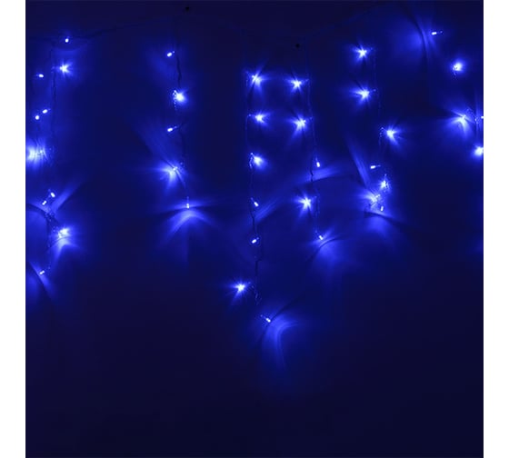 Уличная светодиодная гирлянда FunRay Бахрома IC-120B, 3.0х0.7м, 120 LED, синий, IP20, шнур 1,5м, 2594