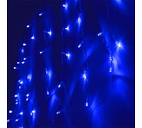 Светодиодная гирлянда FunRay Бахрома IC-72B, 1.6х0.7м, 72 LED, син, IP20, шнур 1.5м, 2592