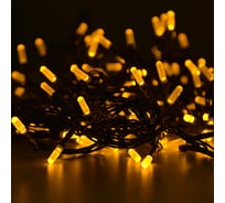 Светодиодная гирлянда FunRay Лучики SE-BEAM-110Y, 10 метров, 100LED, желтый, шнур 0.7м, 2474