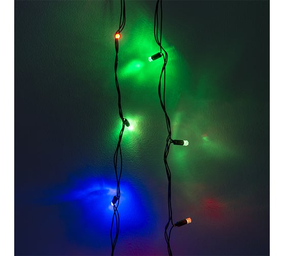 Светодиодная рисовая гирлянда FunRay  RL-540M, 5м, 40LED, мульти 4 цвета, шнур 0.7м, контроллер, 2459