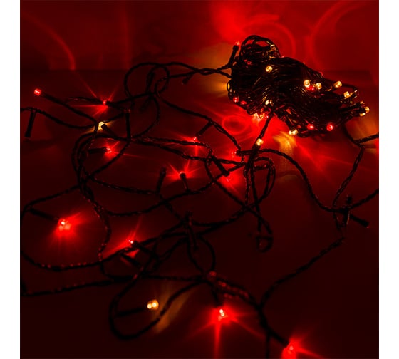 Светодиодная рисовая гирлянда FunRay RL-110M, 10м, 100 LED, мульти 4 цвета, шнур 0.7м, 2634