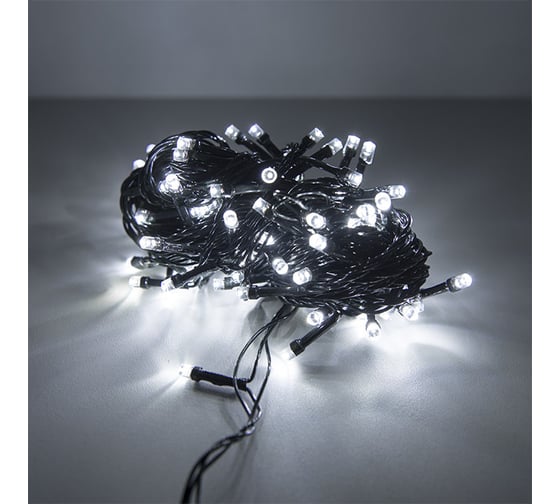 Светодиодная рисовая гирлянда FunRay RL-110W, 10м, 100LED, холодный белый, шнур 0.7м, контроллер, 2579 1