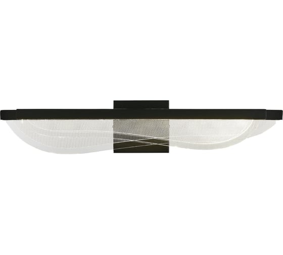 Светильник настенный ST LUCE черный/прозрачный LED 1*18W 4000K SL6509.401.01