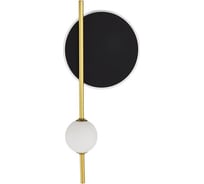 Светильник настенный ST LUCE шампань, черный/белый LED 1+1*9+4W 4000K SL6507.431.02