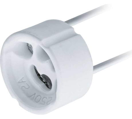 Электрический патрон Navigator 71 617 NLH-CL-GU10 для ГЛН и LED ламп 100 шт 71617