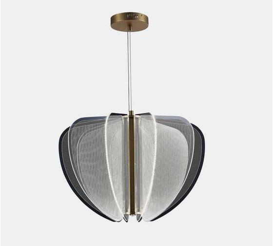 Светильник подвесной ST LUCE Золотистый/Прозрачный LED 1*45W 4000K SL6509.203.01