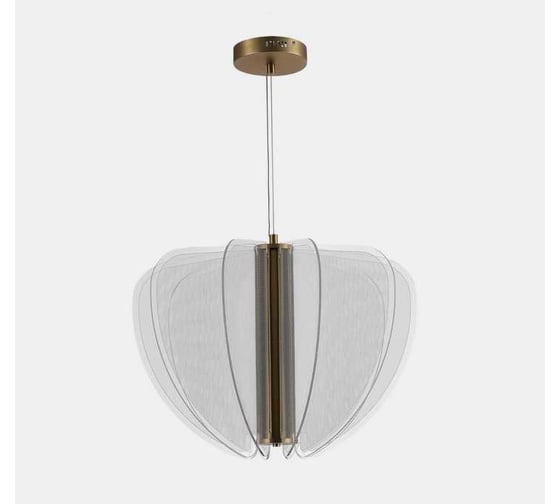 Светильник подвесной ST LUCE Золотистый/Прозрачный LED 1*45W 4000K SL6509.203.01