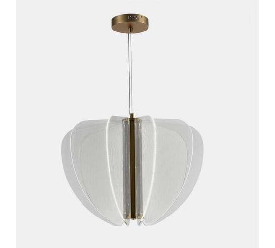 Светильник подвесной ST LUCE Золотистый/Прозрачный LED 1*45W 4000K SL6509.203.01