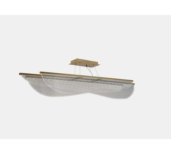 Светильник подвесной ST LUCE Золотистый/Прозрачный LED 1*60W 4000K SL6509.223.01 1
