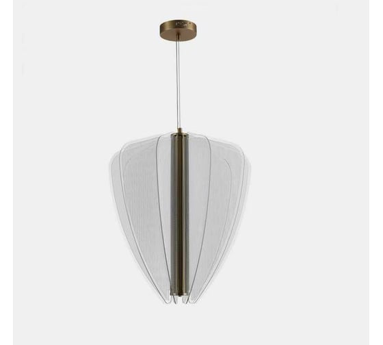 Светильник подвесной ST LUCE Золотистый/Прозрачный LED 1*75W 4000K SL6509.213.01