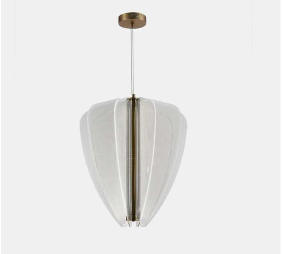 Светильник подвесной ST LUCE Золотистый/Прозрачный LED 1*75W 4000K SL6509.213.01