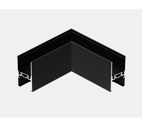 Угол-соединитель ST LUCE потолок-полок SKYFLAT Черный ST068.409.10 1