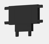 T-образный соединитель ST LUCE SKYFLAT Черный ST067.409.12