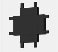 X-образный соединитель ST LUCE SKYFLAT Черный ST067.409.13