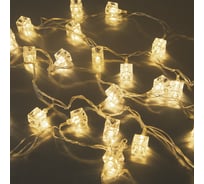 Светодиодная гирлянда FunRay Кубики SE-CUBE-440WW, 220В, 4м, 40 LED, белый, шнур 3м, 2654