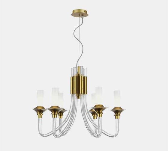 Люстра подвесная ST LUCE Золотистый/Белый E14 6*40W SL1241.203.06