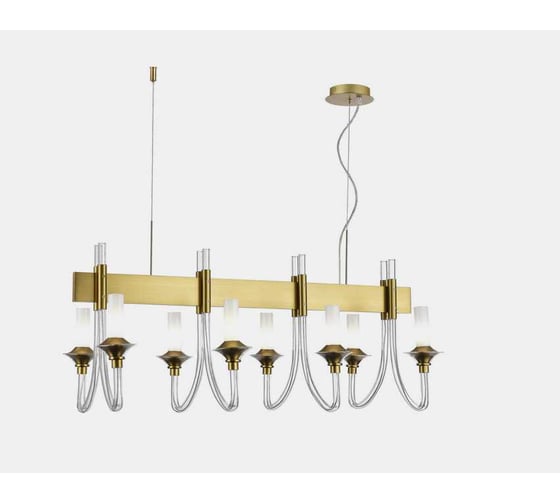 Люстра подвесная ST LUCE Золотистый/Белый E14 8*40W SL1241.213.08 1