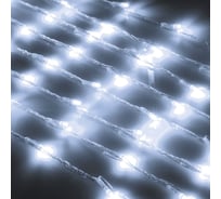 Гирлянда электрическая водопад Сноубум 192LED белый, 1,2x2м, 8 нитей, ПВХ прозрачный, 8 режимов, коннектор, 220В 382-023