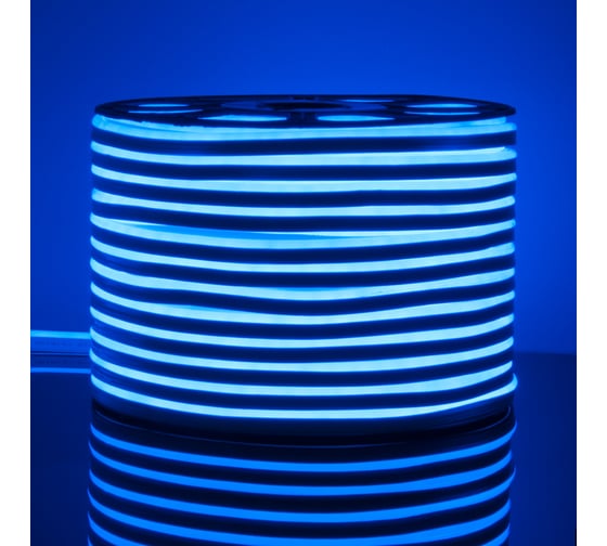 Гибкий неон Elektrostandard LS001 2835 односторонний, синий, 50 м, 120 LED ламп a040594