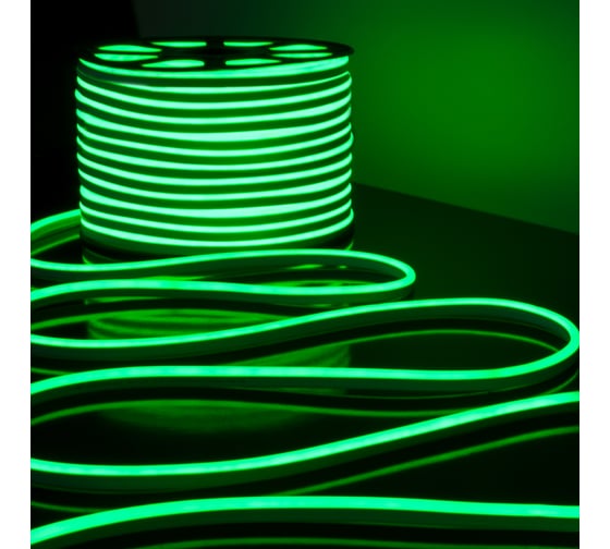Гибкий неон Elektrostandard LS0017 2835 односторонний, зеленый, 50 м, 120 LED ламп a040596