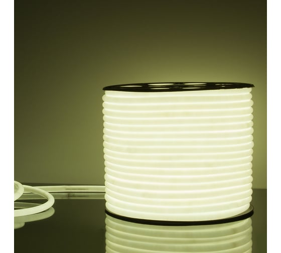 Гибкий неон Elektrostandard LS003 2835 круглый, белый, 50 м, 144 LED ламп, 16 мм a043547