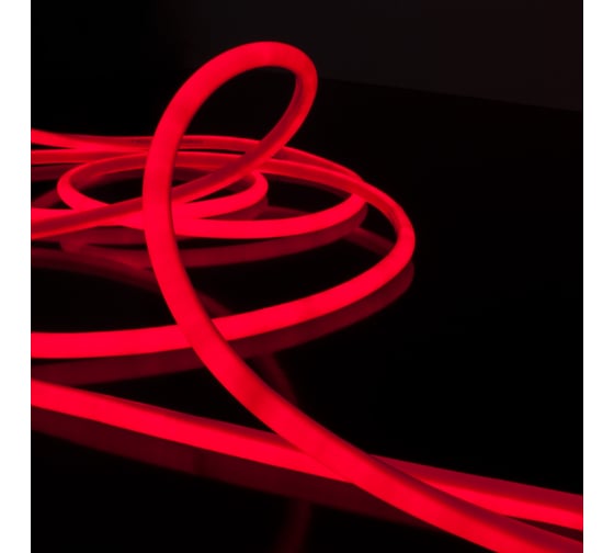 Гибкий неон Elektrostandard LS003 2835 круглый, красный, 50 м, 144 LED лампы, 16 мм a043549
