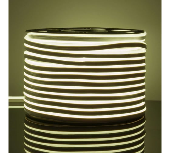Гибкий неон Elektrostandard LS001 2835 односторонний, белый, 50 м, 120 LED ламп a040597