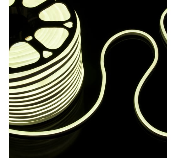 Гибкий неон Elektrostandard LS001 2835 односторонний, белый, 50 м, 120 LED ламп a040597