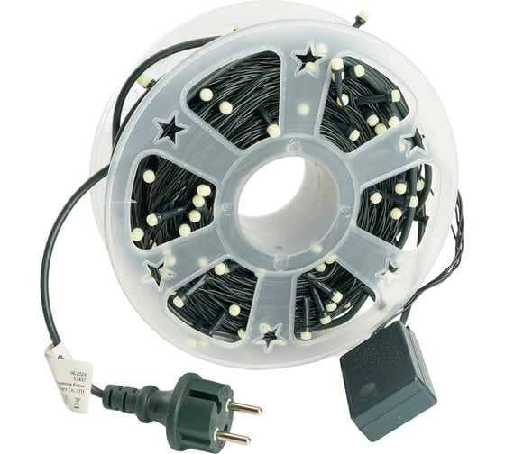 Гирлянда линейная на бобине FERON 230V 2200 LED 50м, 5000K, IP44, шнур 3м 51437