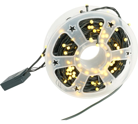Гирлянда линейная на бобине FERON 230V 2200 LED 50м, 2700K, IP44, шнур 3м 51436
