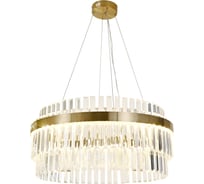 Люстра Citilux Sheldon LED хрустальная с пультом Бронза CL339163