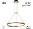 Подвесная сетодиодная люстра Citilux HELLY CL211062 2