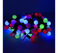 Светодиодная уличная гирлянда FunRay Шарики SE-BL-10100M, 10м, 100LED, 3 цвета, IP44, шнур 1.5м, 2637
