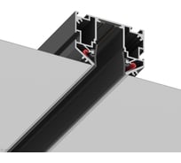 Шинопровод ST LUCE 220, под натяжной потолок, черный, длина 2000мм ST040.429.00