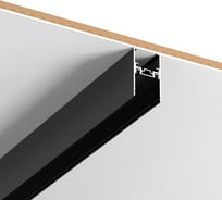 Шинопровод ST LUCE SKYFLAT накладной/подвесной, черный, длина 1000мм ST068.419.00