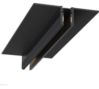 Шинопровод встраиваемый ST LUCE SUPER5 под ГКЛ 9 мм, черный, длина 2000мм ST066.429.00