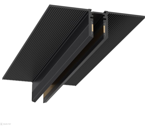 Шинопровод встраиваемый ST LUCE SUPER5 под ГКЛ 9 мм, черный, длина 2000мм ST066.429.00