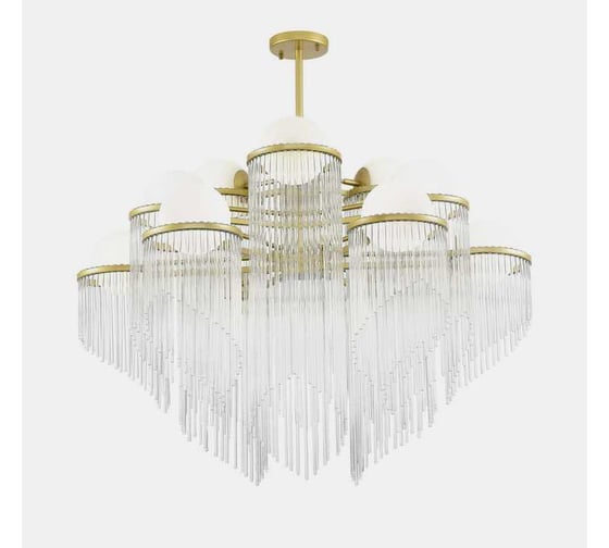 Люстра подвесная ST LUCE Золотистый/Белый E27 12*60W SL1511.203.12