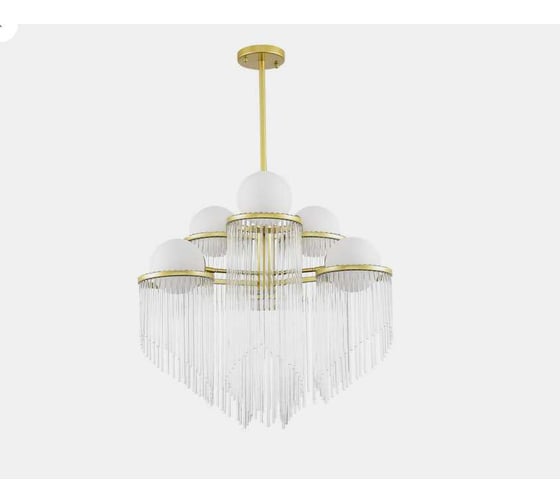 Люстра подвесная ST LUCE Золотистый/Белый E27 6*60W SL1511.203.06