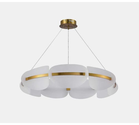 Люстра подвесная ST LUCE Золотистый/Белый LED 1*56W 3000K SL1304.203.56 1