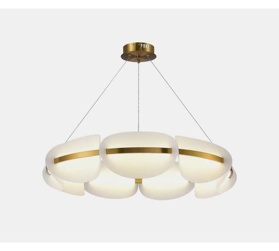 Люстра подвесная ST LUCE Золотистый/Белый LED 1*56W 3000K SL1304.203.56