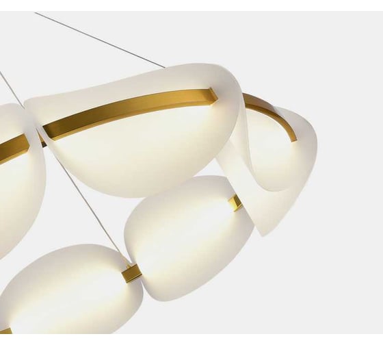 Люстра подвесная ST LUCE Золотистый/Белый LED 1*56W 3000K SL1304.203.56