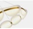 Люстра подвесная ST luce Золотистый/Белый LED 1х56 SL1304.203.56 3
